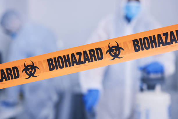 Professional Biohazard technician working in Bohemia, NY